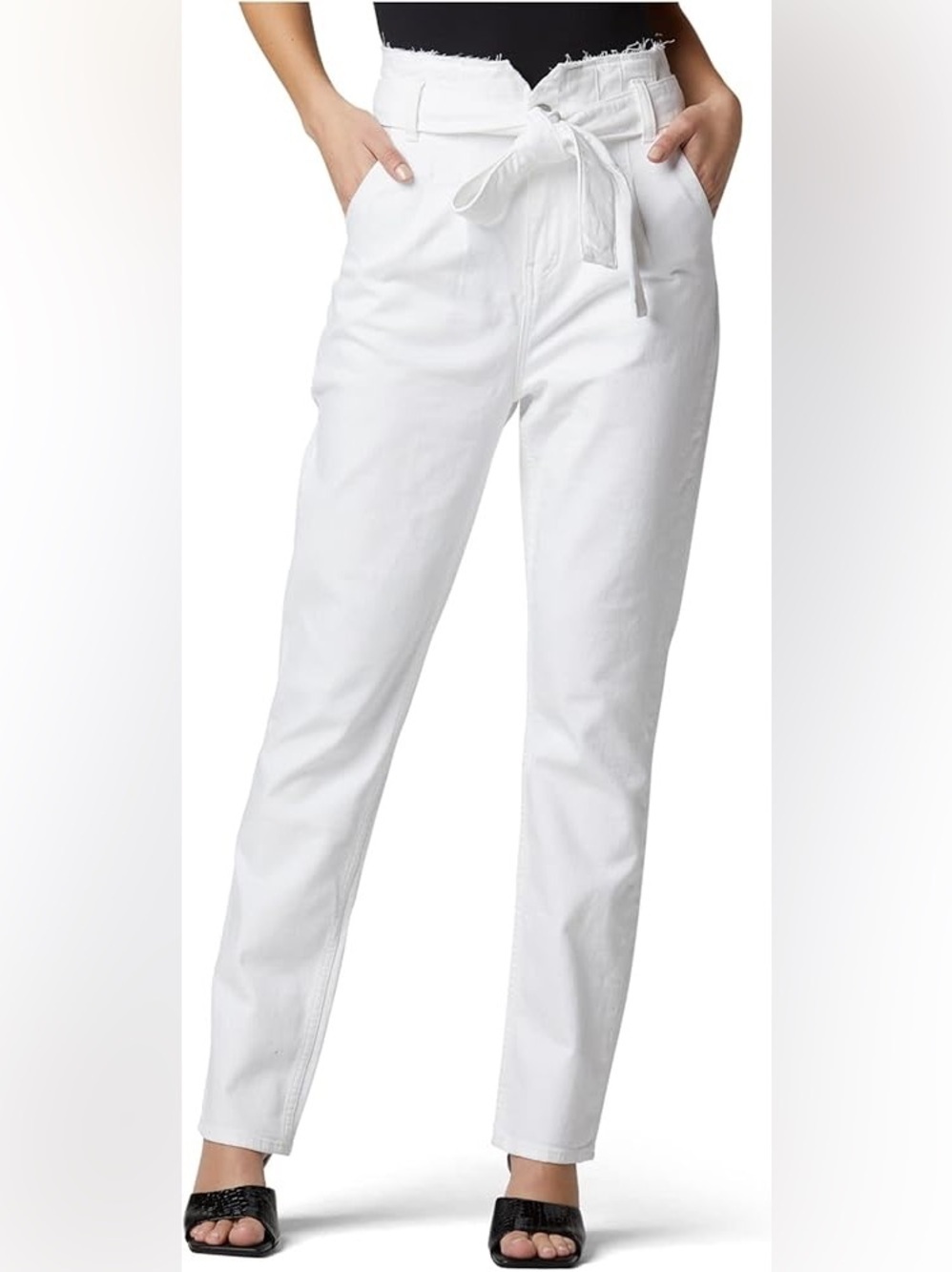HUDSON Remi High Rise Paper Bag Straight Jean Size 28